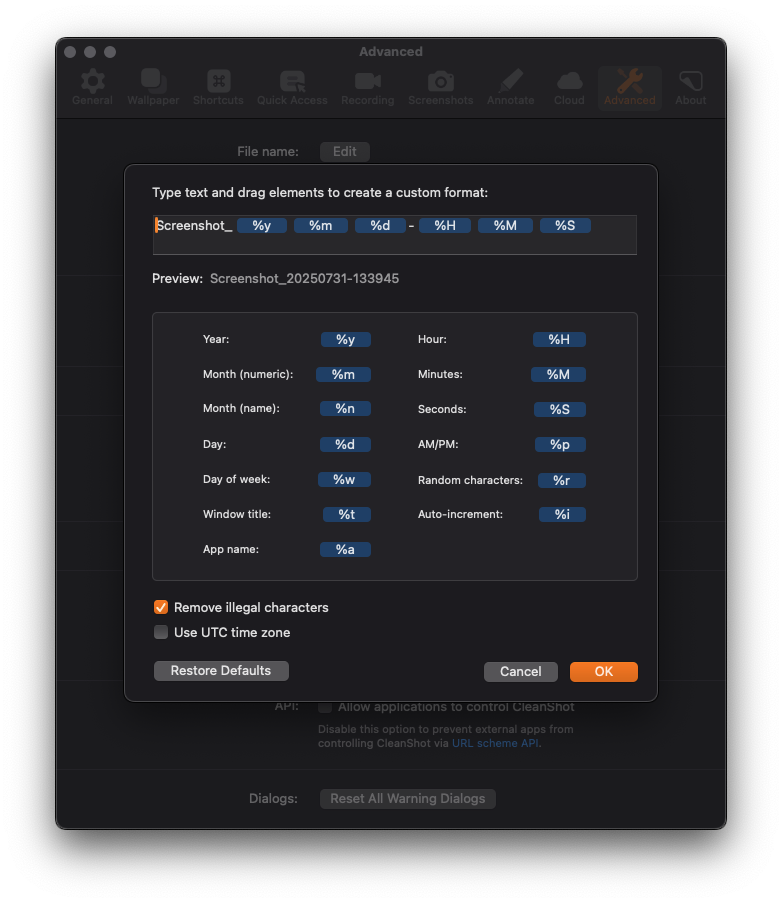 File name edit